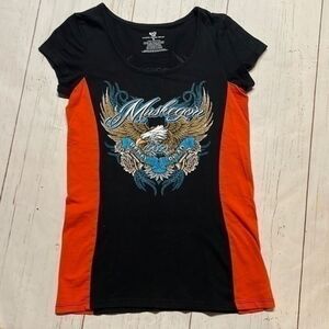 Vance Biker Wear women’s short sleeve t-shirt. Size S